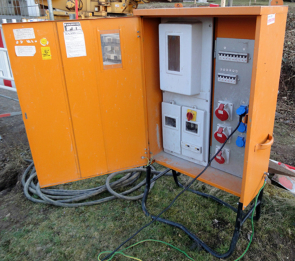 Baustromkasten bei RE-TEC GmbH in Kaltennordheim OT Kaltensundheim